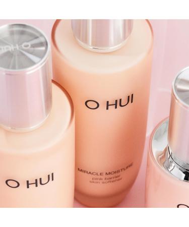 O HUI Miracle Moisture Set | K-Beauty Skincare | 3 Full Size + 4 Travel Essentials | Strengthen Skin Barrier | Achieve Glass Skin | Ceramide & Peptide Enriched - Buy Online on GoSupps.com