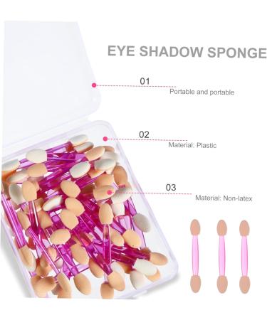 Hemoton 500 Pcs 5 Boxes Double Ended Eyeshadow Brush Eyeshadow Makeup Sponge Cream Applicator Plastic - Buy Online on GoSupps.com