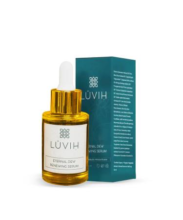 LUVIH Eternal Dew Renewing Face Serum for Women & Men - Plumping & Nourishing Serums for Skin Care - Hydrating Face Serum for Mature Skin - Wrinkles & Shields Skin s Barrier - 30 mL