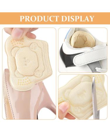 Buy Healvian 4 Pairs Cartoon Bear Heel Cushion Pads - Self-Adhesive Shoe Grips & Insoles Protectors for Oversized Shoes | International Shipping - Buy Online on GoSupps.com