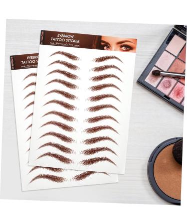 Outanaya 5 Sheets Eyebrow Stickers Eyebrows Makeup Sticker Authentic Eyebrow Makeup Eyebrow Fake Eyebrows - Buy Online on GoSupps.com