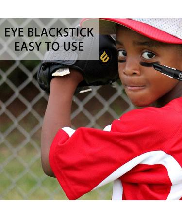 3PCS Sports Eye Black Stick - High-pigmented Face Paint for Football, Baseball, Softball - Hypoallergenic Eye & Lip Stick for Sports, Halloween, Cosplay - Clown Black Cream Makeup - Buy Online on GoSupps.com