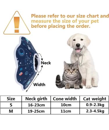 Slson Adjustable Soft Cone Recovery Collar for Cats & Dogs - Blue (S) - Post-Surgery Protection & Injury Recovery - Buy Online on GoSupps.com