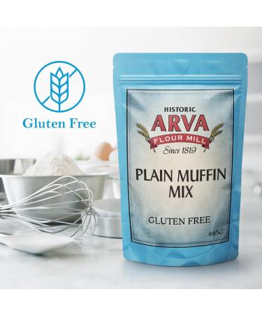 Gluten Free Muffin Mix Plain Muffin Mix 440g Makes 6 Large Muffins 100% GF Muffin Mix Made in Canada by Arva Flour Mills - Buy Online on GoSupps.com