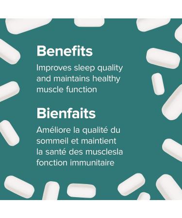 Webber Naturals Melatonin 10 mg with 150 mg of Magnesium 60 Chewable Chocolate Flavour Tablets For Sleep Support Muscle Function and Relaxation Vegan - Buy Online on GoSupps.com