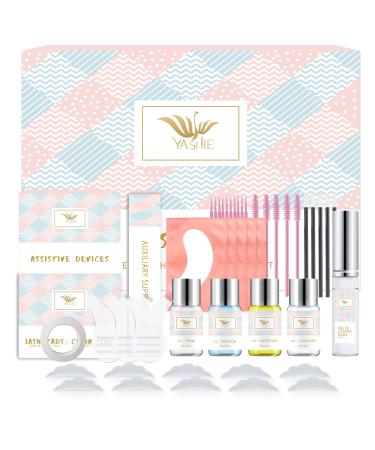 2023 Lash Lift Kit Eyelash Perm Kit Eyelash Lift Kit Lash Extensions  Long-Lasting Curl  Professional Eyelash Curling Lash Extension Set Semi-Permanent Curling Perming Wave Home or Salon Use orange
