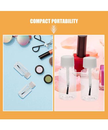 iplusmile Lot de 20 Flacons Rechargeables en Pet Transparent 20 Ml avec Pinceau Blanc pour Huile Cuticules et Vernis Ongles Contenants Portables pour Nail Art et Manucure Adapt s - Buy Online on GoSupps.com