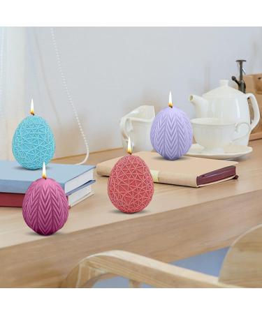 Valentigrl Creative Hobbies 2pcs Reusable Easter Eggs Silicone Mold Baking Mold Cake Pan Biscuit Chocolate Mold Ice Cube Tray Soap Mold White Transparent - Buy Online on GoSupps.com