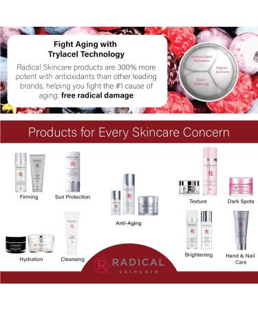 Radical Skincare Eye Revive Creme - 4 in1 Anti-Aging Solution Combats Wrinkles Dark Circles Puffiness & Fine Lines - For All Skin Types Including Sensitive Skin - Paraben Free (0.5 Fl Oz 2 Pack) 0.5 Fl Oz (Pack of 2) - Buy Online on GoSupps.com