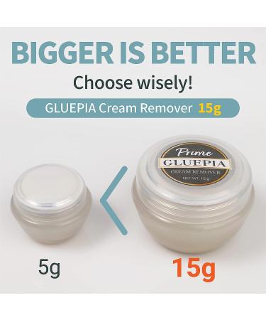 15g GLUEPIA Eyelash Extension Remover Cream - Low Irritation, Sensitive Skin Formula (Korean Made) - Buy Online on GoSupps.com