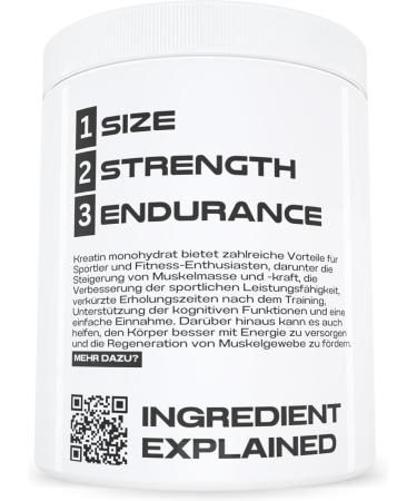 Buy Aceus Nutrition Creatine Monohydrates 500g - High Dose for Improved Performance & Muscle Strength - Made in Germany - International Shipping Available - Buy Online on GoSupps.com