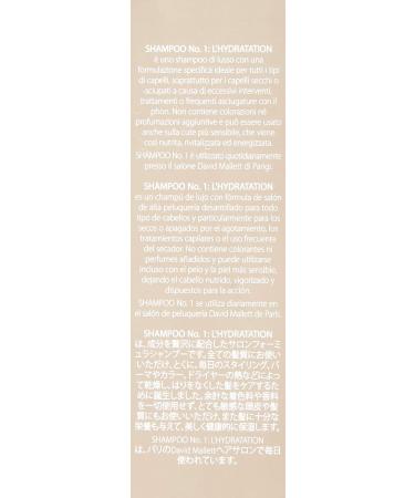 Buy DAVID MALLETT No.1 Hydration 250ml - Premium Hair Moisturizer for All Hair Types | International Shipping Available - Buy Online on GoSupps.com