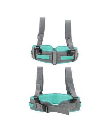 Medical Gait Aid Nursing Gait Aid Practical Walking Buckle Lifting Leg Strap Thickened for Women (GREEN)