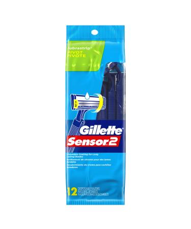 Gillette Sensor 2 Pivot Razors with Lubrastrip
