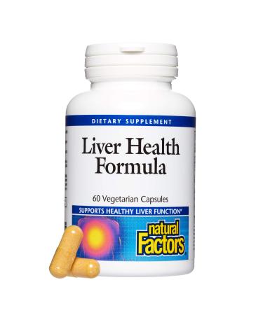 Natural Factors Liver Health Formula 60 Vegetarian Capsules