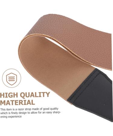 Beavorty 6-Part Double-Sided Belt Tool for Household & Salon - Razor Sharpening Leather Leash 46.5x6cm Assorted Colors (3 Pieces) - Buy Online on GoSupps.com