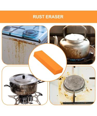 Rust Remover for Metal | Rubber Dirt and Stains Remover Kitchen Tool - Stainless Steel Knives Rust Decontamination Artifact Dirt and Stains Remover Kitchen Tool Orange Color - Buy Online on GoSupps.com