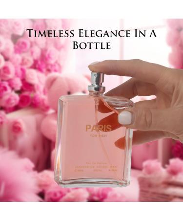 NovoGlow Paris For Her Eau de Parfum Spray Perfume Fragrance For Women-Daywear Casual Daily Cologne Set with Deluxe Suede Pouch- 3.4 Oz Bottle- Ideal EDT Beauty Gift for Birthday Anniversary (3.4) - Buy Online on GoSupps.com