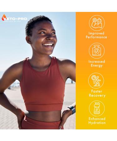 Keto-Pro Keto Electrolytes 250g - Lemon Orange Flavour | Support Keto Fasting, Health & Fitness - Buy Online on GoSupps.com