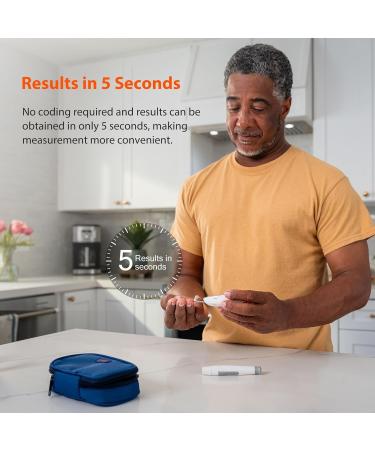 iHealth Gluco+ Wireless Smart Blood Glucose Monitor Kit | Portable Diabetes Testing with App 100 Strips & Lancets | Home Use BG5S100 - Buy Online on GoSupps.com