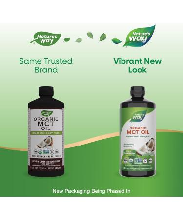 Nature's Way Organic MCT Oil 30 fl oz - Pure, Healthy Fuel for Energy & Wellness - Buy Online on GoSupps.com