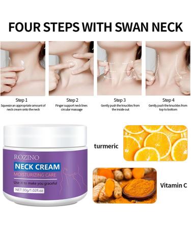 Neck Firming and Tightening Cream Anti-Wrinkle Cream Firming Cream for Thin Skin Day and Night Moisturizer with Turmeric and Vitamin C for Women and Men - Buy Online on GoSupps.com