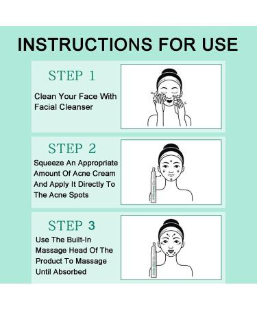 Anti Acne Face Cream & Dark Spot Remover for Face Acne Cream Spot Cream For Acne & Spot Anti Acne Spot For Face Back Inner Thigh Butt Blackhead Remover Cream for Face & Back Acne Anti-Blemish Care - Buy Online on GoSupps.com