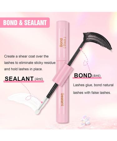 Oreola 456-Piece False Eyelash Extension Set | C Curl 20D Wispy Natural Look | Includes Adhesive Tweezers & Remover - DIY Eyelash Kit - Buy Online on GoSupps.com