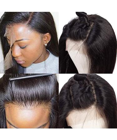 30 Inch 13x4 HD Straight Lace Front Human Hair Wig | Pre Plucked 9A Lace Frontal Wig 150% Density | Glueless Natural Hairline - Pack of 1 - Buy Online on GoSupps.com