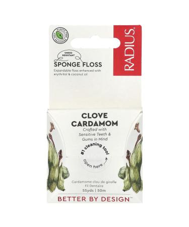 RADIUS organic dental floss clove cardamom 50 m