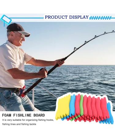 XSHAO 60-Piece Foam Fishing Leader Winders - Durable Tool Accessories for Organizing Fishing Cords (Random Colors 3 Sizes) - Buy Online on GoSupps.com