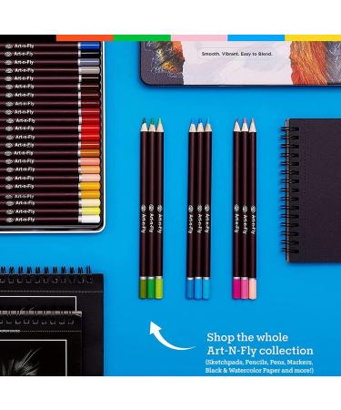 48 ct Oil Pastel Pencils for Artists - Soft Core Colored Pencils for Drawing, Sketching, and Adult Coloring - Skin Tone Set in Cyclindrical Box - Buy Online on GoSupps.com
