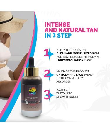 Bayablu Self-tanning Drops for Face and Body For a Even and Natural effect Rapid Absorption Moisturizing and Anti-Aging Action 50 ml - Buy Online on GoSupps.com