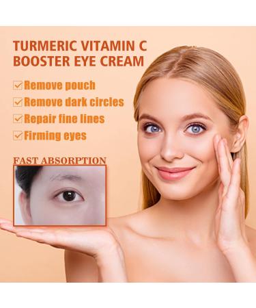Turmeric + Vitamin C Eye Cream - Dark Circle Remover & Anti-Aging Brightening Treatment for Eyes | 30g - Buy Online on GoSupps.com