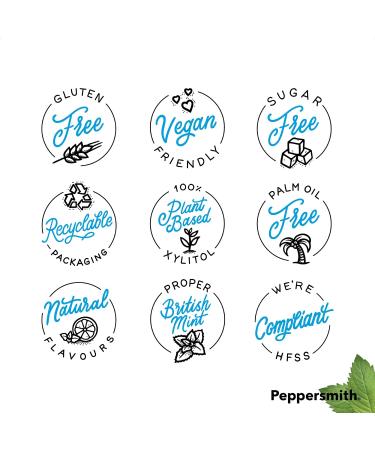 Peppersmith - Extra strong mints - Sugar-free mints - 100% vegetable Xylitol - Natural sweetener - Natural eucalyptus - Breath freshens - Oral health benefits - Pack of - Buy Online on GoSupps.com