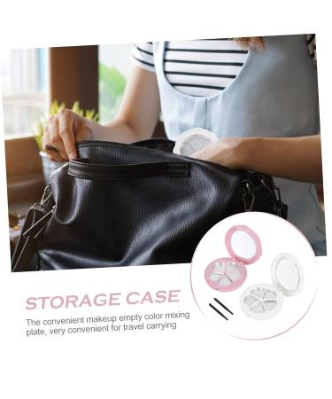 Minkissy 2 Sets Makeup Portion Tray | Empty Eyeshadow & Highlighter Cases | Magnetic Storage for Lipgloss & Lipstick - Buy Online on GoSupps.com