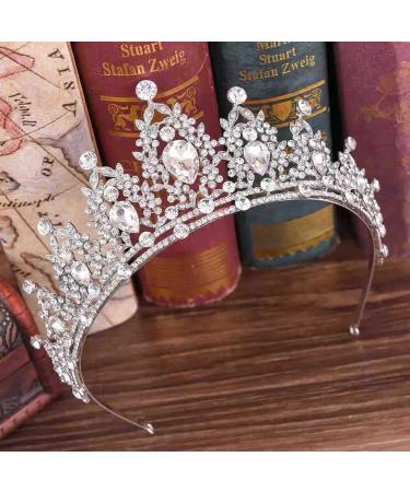 Crown Bride Diadem Crystal Tiara | Elegant Women's Hair Jewelry for Birthdays & Weddings - Perfect Gift - Buy Online on GoSupps.com