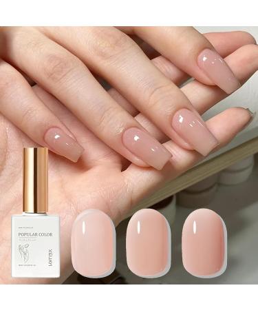 French Manicure Kit - French Tip Stamp Pink & White Gel Nail Polish Gel Nail Kit Nail Art Tools Nail Stamper French Manicure Nude White Jelly Nail Polish French Nails Nail Accessories Set for Women - Buy Online on GoSupps.com