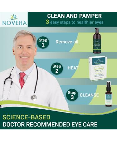 Demodex Eyelid Cleanser Foam | Tea Tree Oil Formula for MGD, Stye & Eye Irritations | Daily Face Wash 3.38 fl oz - Buy Online on GoSupps.com