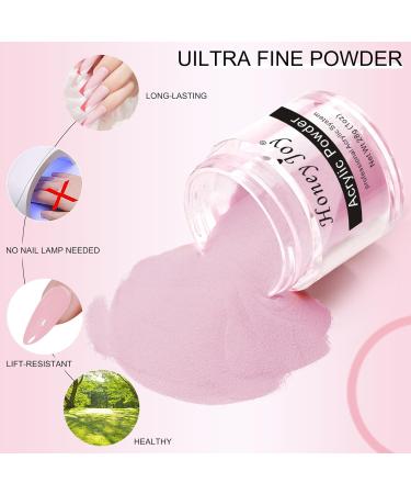 28g/box Professional Pink Acrylic Nail French Manicure Powder HJ-NAP017 (No.9) - Buy Online on GoSupps.com
