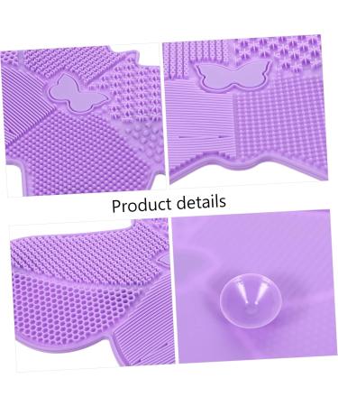 minkissy 1pc Silicone Scrub Pad Silicone Makeup Brush Makeup Cleaning Mat Cleaning Scrubber Brush Cleaning Pad Beauty Tool Cleaning Mat Makeup Brush Cleaner Tool Beauty Brush Cleaning Pad 23X17cm - Buy Online on GoSupps.com