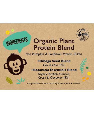 Naked Vegan Protein Powder Super Blend (1kg) - Unsweetened Plant Based Protein with Vital Minerals, Omega Blend & Botanical Essentials | Dairy Free & Organic | 57 Servings - Buy Online on GoSupps.com