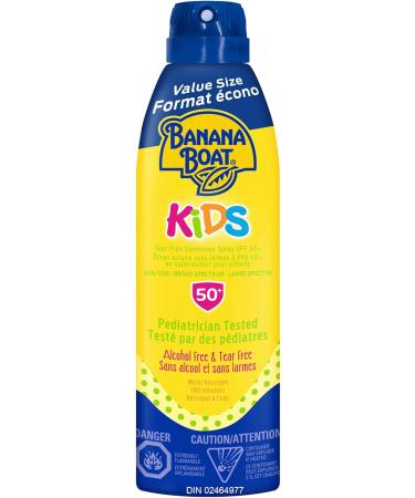 Banana Boat Kids Tear Free Sunscreen Clear Spray Spf 50+ Broad Spectrum Protection Value Size 226G 226 Grams & Simply Protect Kids Sunscreen Lotion SPF 50+ - Buy Online on GoSupps.com