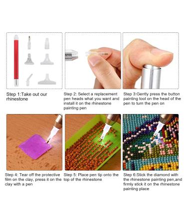 Versatile Nail Art Dotting Tool - Ideal for Mobile Phone Decoration & Nail Salons | Replacement Pen Tips Included - Buy Online on GoSupps.com