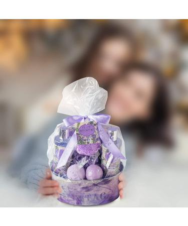 Women's Relaxing Lavender & Rosemary Aromatherapy Bath Set - 13 Piece Spa Kit for Mom | Perfect Mother's Day Gift - Buy Online on GoSupps.com