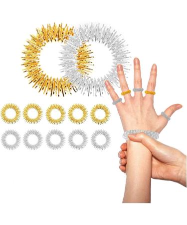 Acupressure-manage handgail rings activate acup points promote the large ring sujok blood circulation improve the bracelet and the health system