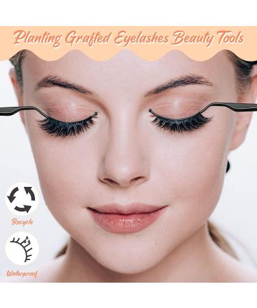 30-Piece False Eyelashes Display Stick & Applicator Tool Set - Black | Eyelash Extension Supplies for Grafted Eyelashes - Buy Online on GoSupps.com