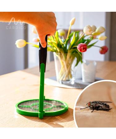 Gardigo Flying Gossip - 2 Set Electric Fly Clap with 90 Swiveling Head | Simple Insect Catch for Blankets Windows & Walls | Effective Insect Shredder - Buy Online on GoSupps.com