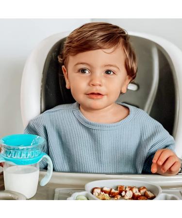 Nuby No Spill 360 Edge 2 Stage 8 oz Drinking Rim Cup with Removable Handles & Hygienic Cover  Colors May Vary 1 Count (Pack of 1) - Buy Online on GoSupps.com