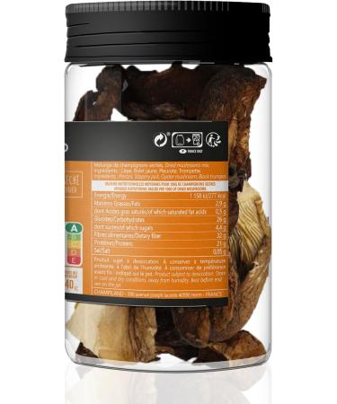 Champiland - Mix of Dried Mushrooms with Forest Flavor - Ceps Luteus Oyster Mushrooms Trumpets - Hand-Sorted in the S - Buy Online on GoSupps.com